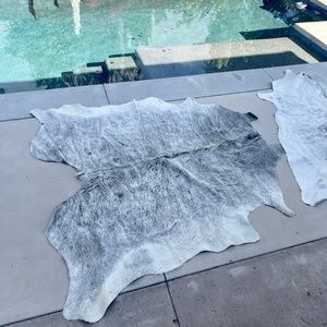 The Citizenry XL Real Cowhide Rug (light color) HTF